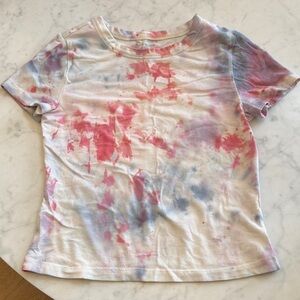 Old Navy Pink and Orange Tie-Dye Tee